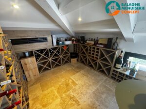 balagne menuiserie concept réalisation cave à vin sur mesure