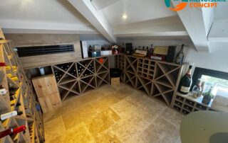 balagne menuiserie concept réalisation cave à vin sur mesure