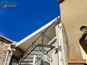 Pergola bioclimatique à Calenzana | Réalisation Balagne Menuiserie Concept