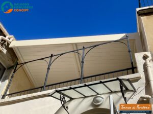 Pergola bioclimatique à Calenzana | Réalisation Balagne Menuiserie Concept