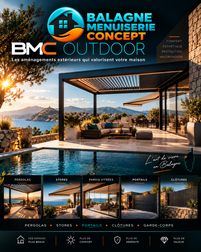 Balagne Menuiserie Concept | Menuiserie, Outdoor et Aménagement intérieur en Balagne