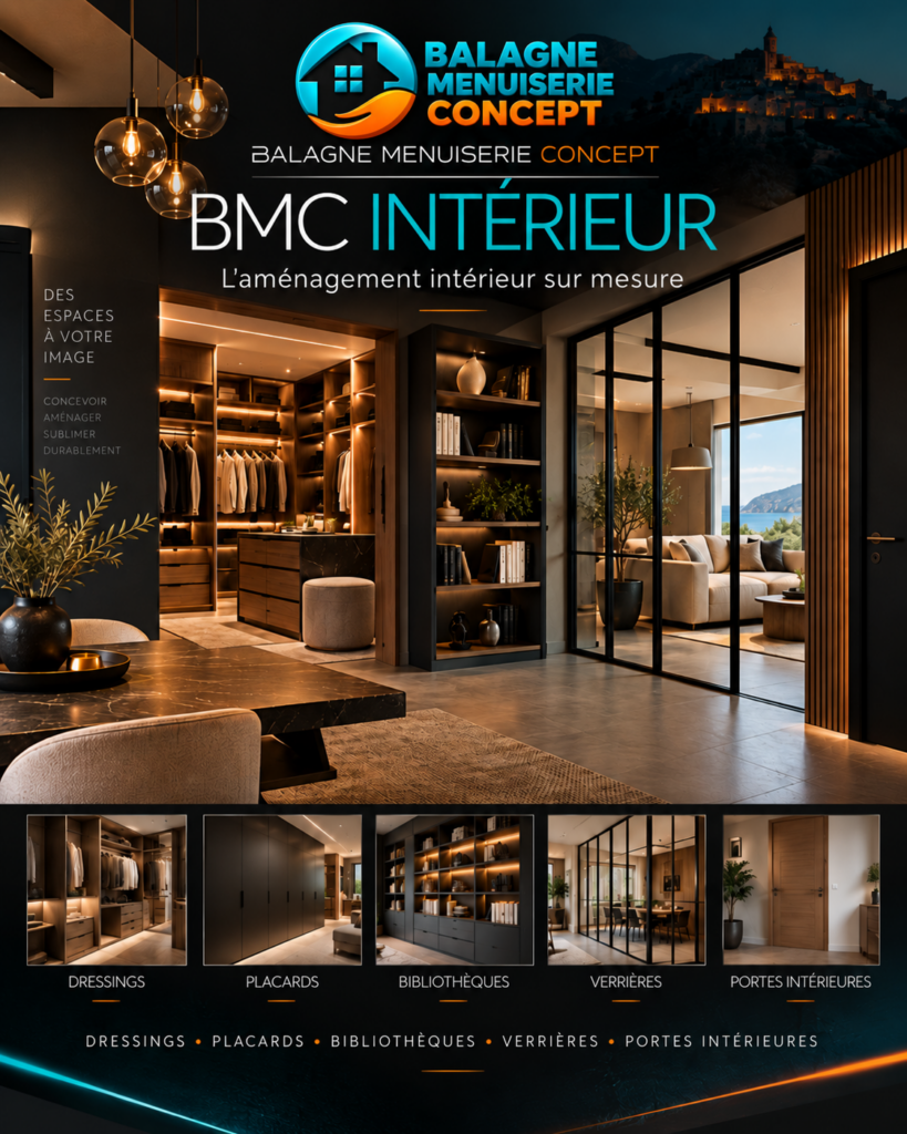 Balagne Menuiserie Concept | Menuiserie, Outdoor et Aménagement intérieur en Balagne